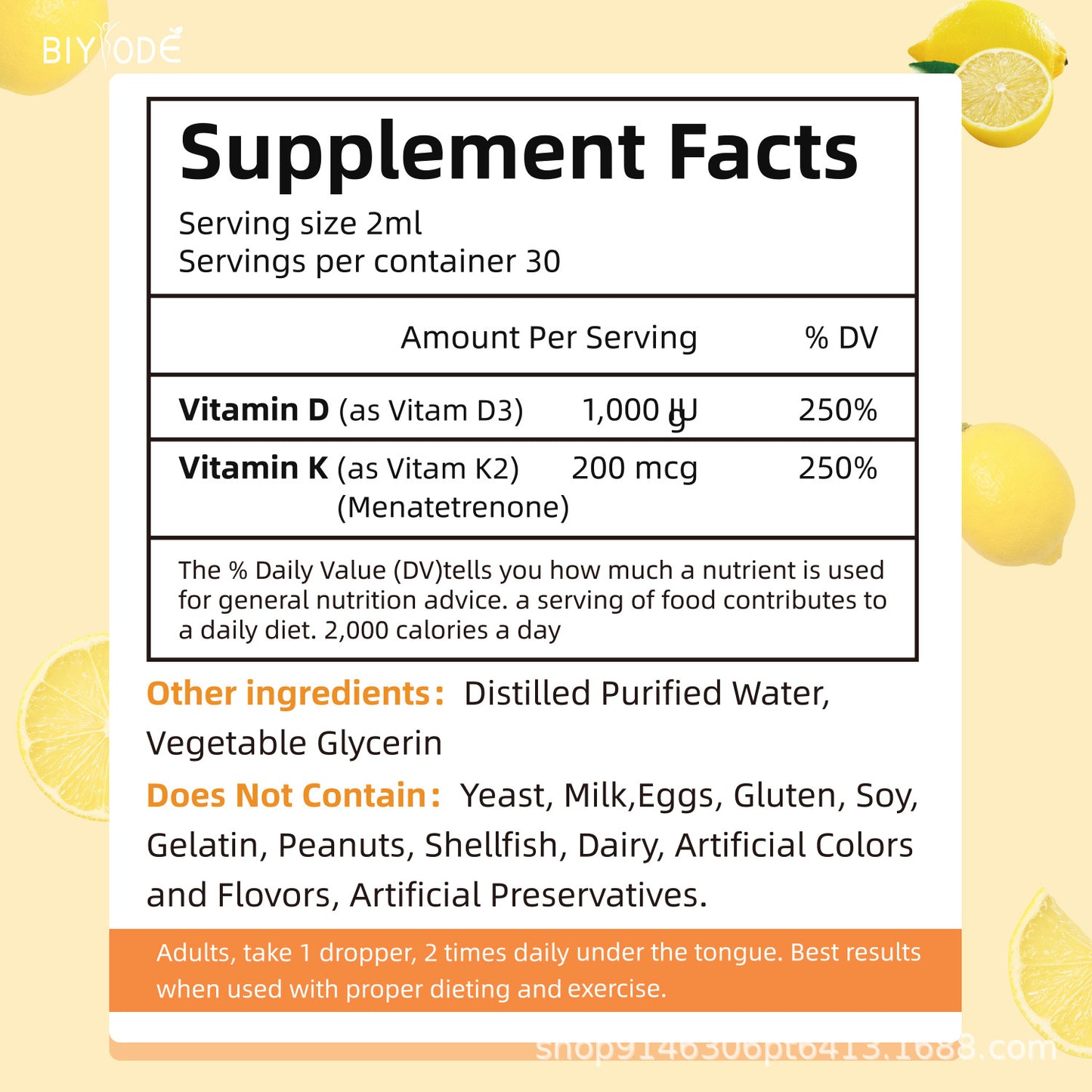 Lentura™ D3K2 Drops